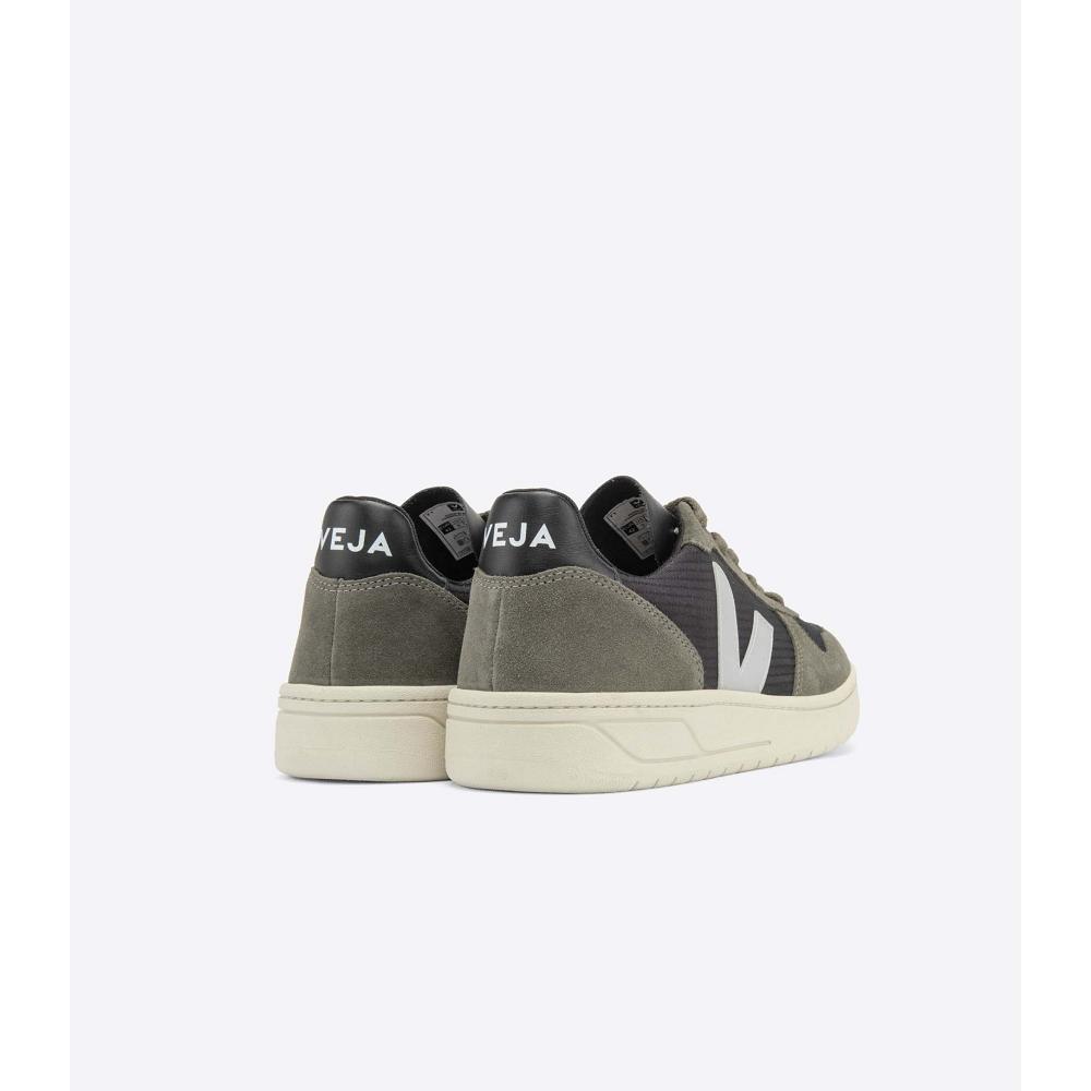 Veja V-10 RIPSTOP Tenisky Panske Black/Grey | SK 325MQZ